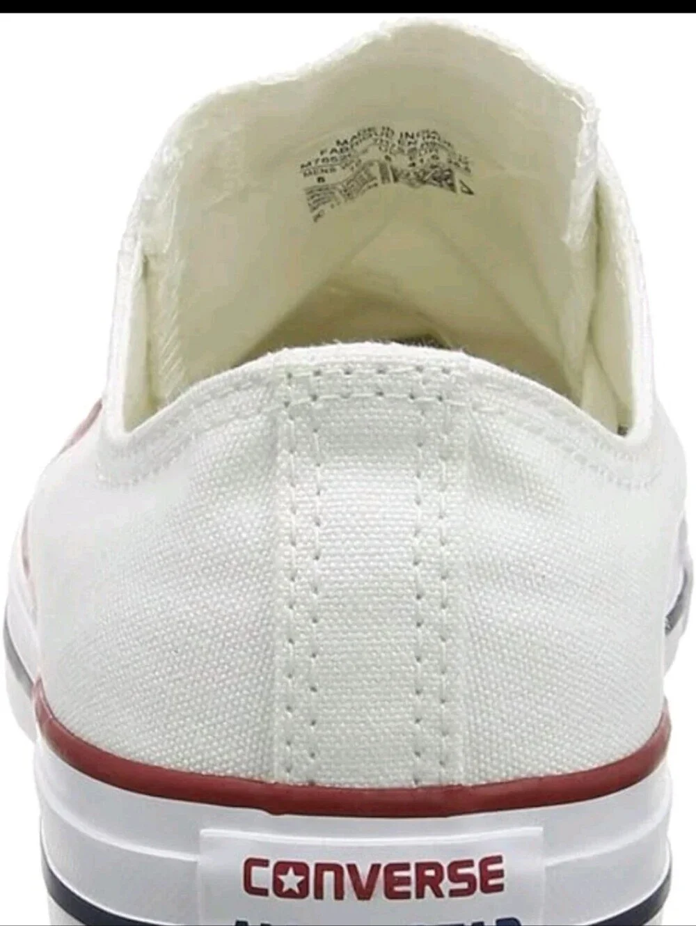 Converse Chuck Taylor All Star Low Top Canvas Optical White M7652 / M7652C